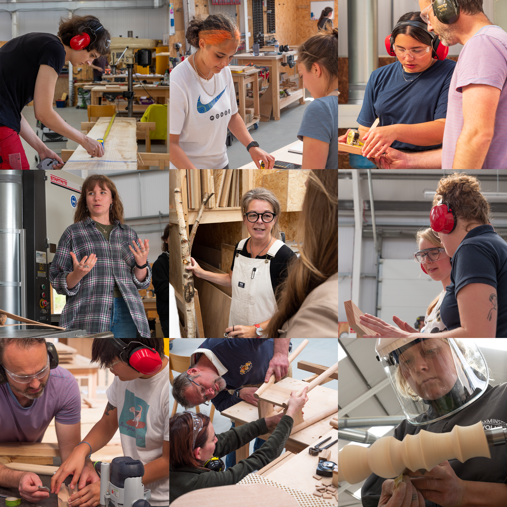 Snapshots from the Woodworking and Gender event